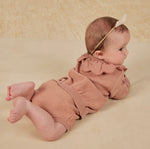 Quincy Mae Petal Knit Sweater and Bloomer Set