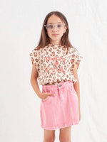 Tocoto Vintage Pink Twill Skirt