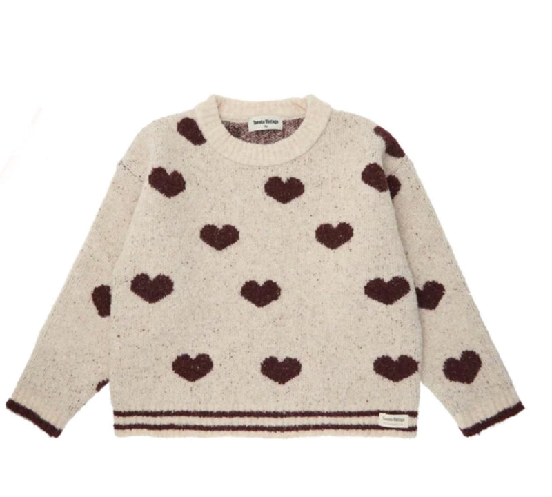 Tocoto Vintage Heart Sweater