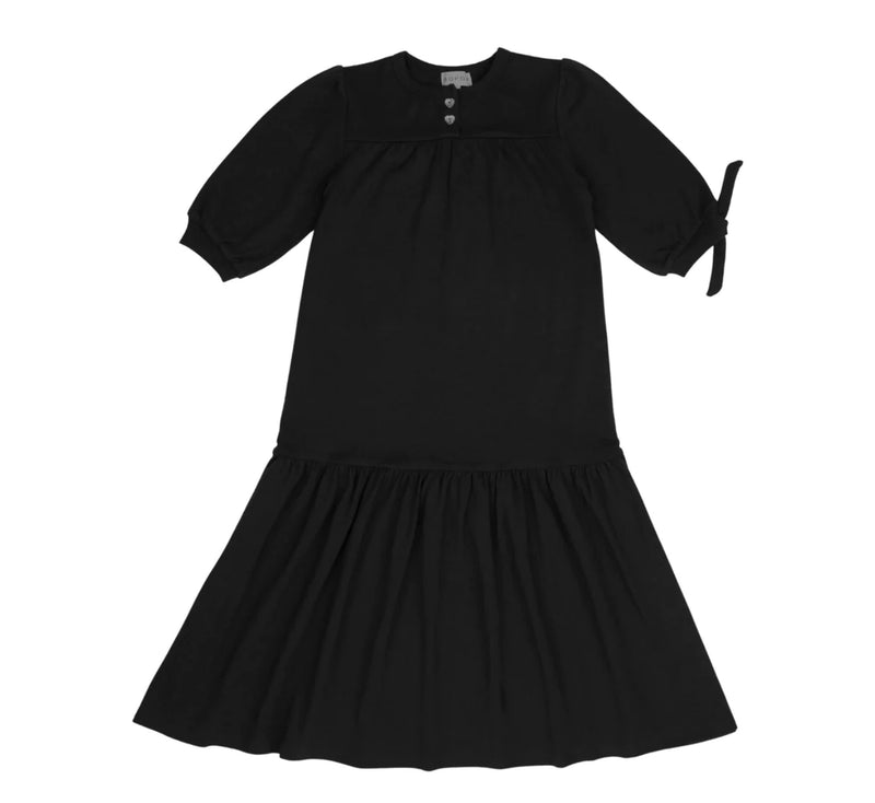 Bopop Black Long Maxi Dress