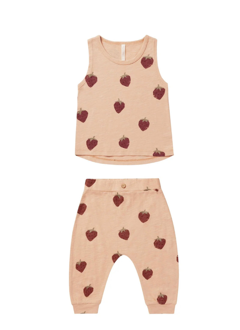 Strawberry Tank and Slouch Pant Set
