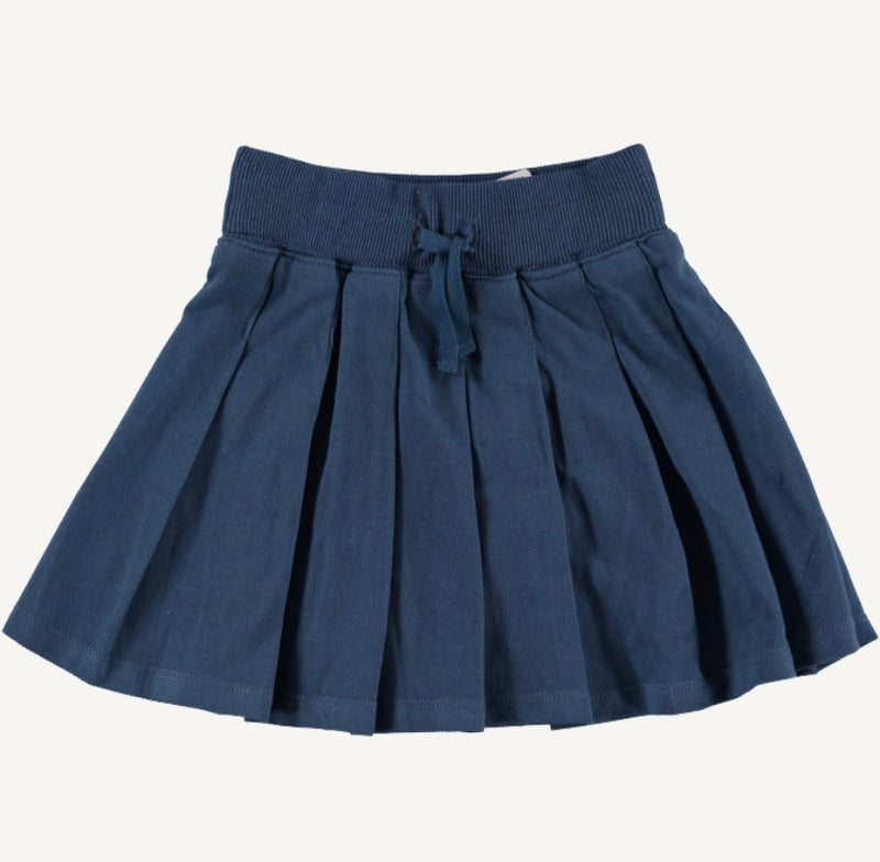 Pique Box Pleat Skirt