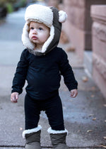 7 a.m Hat and Mittens Set