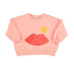 Piupiuchick Sweatshirt with Coral Lips