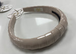 Taffy Patent Leather Padded Wrapped Headband