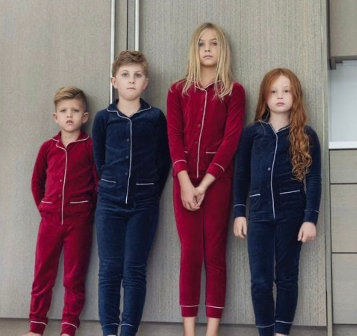 Pyjama velours family garçon