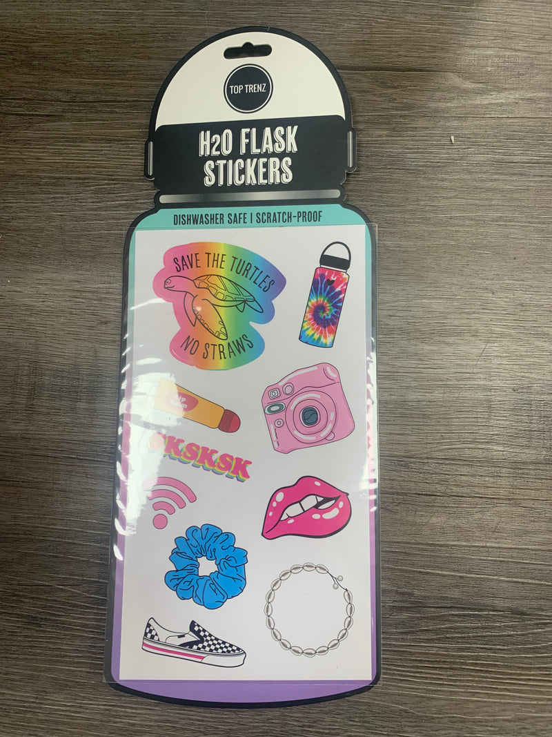 H20 Flask Stickers