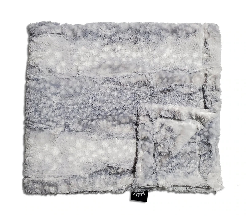 Cibirian Grey Minky Blanket