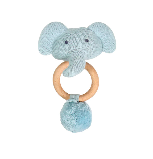 Knit Elephant Rattle