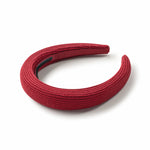 Eva Logo Ribbed Knit Padded Headband